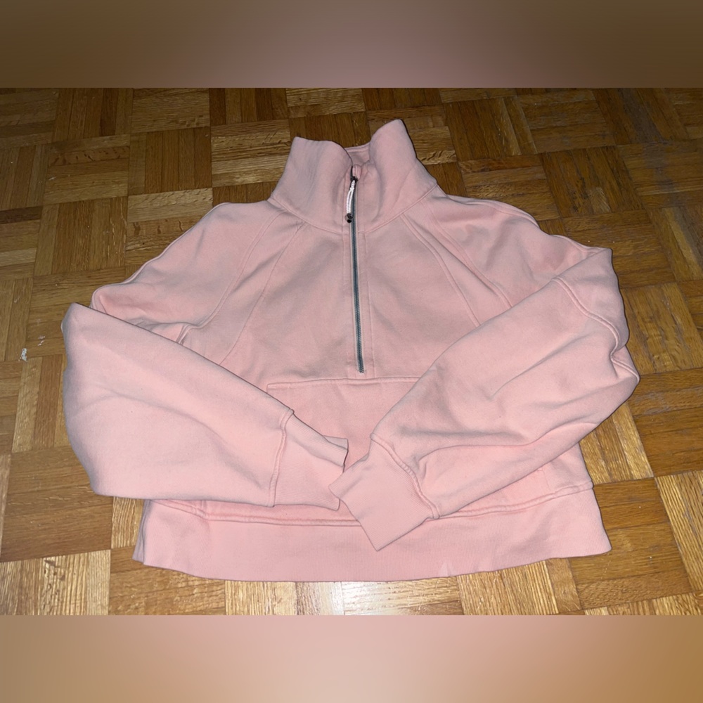 lululemon cropped scuba crew neck